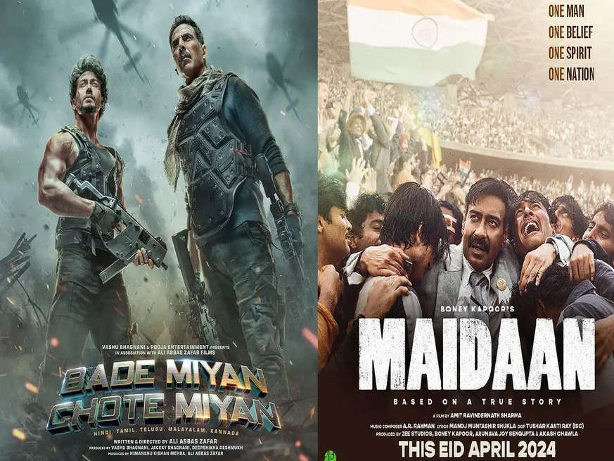 दूसरे संडे Bade Miyan Chhote Miyan पर भारी पड़ी Maidaan, रविवार को इतने करोड़ डकार गई Ajay Devgan की फिल्म 