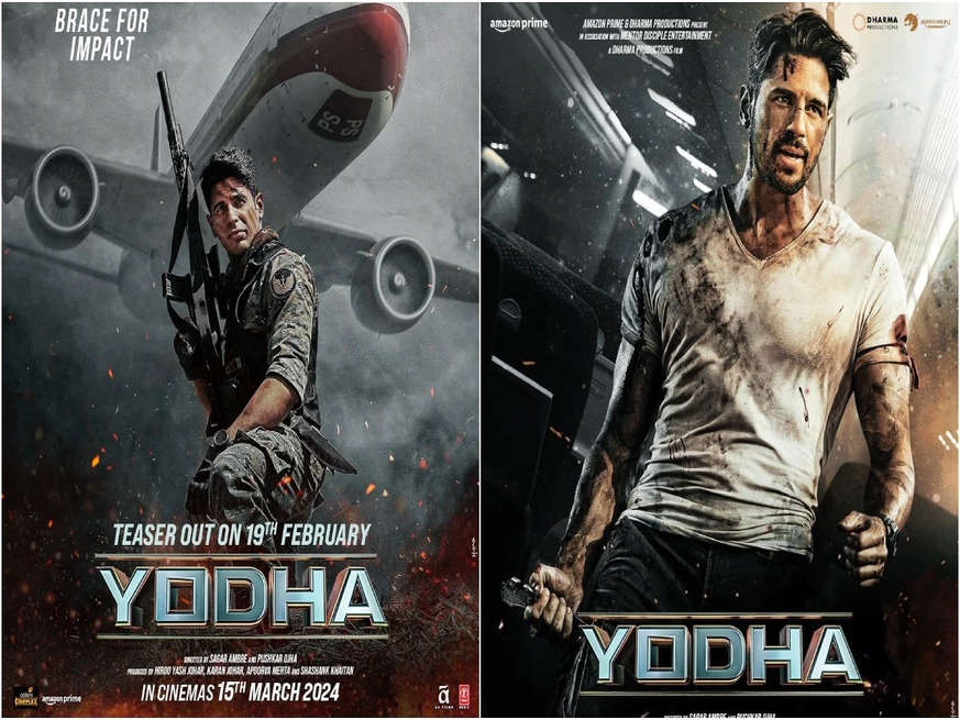 Sidharth Malhotra की मोस्ट अवेटेड फिल्म Yodha का नया पोस्टर हुआ लॉन्च, जोश भरे अंदाज में नजर आये एक्टर 